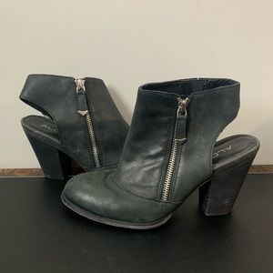 Aldo open heel booties